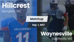 Matchup: Hillcrest High vs. Waynesville  2017
