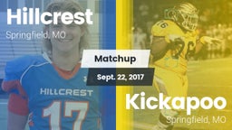 Matchup: Hillcrest High vs. Kickapoo  2017