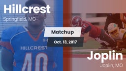 Matchup: Hillcrest High vs. Joplin  2017