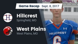 Recap: Hillcrest  vs. West Plains  2017