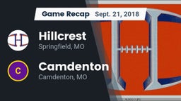 Recap: Hillcrest  vs. Camdenton  2018