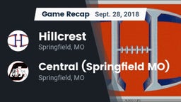 Recap: Hillcrest  vs. Central  (Springfield MO) 2018