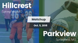 Matchup: Hillcrest High vs. Parkview  2018