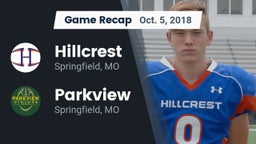 Recap: Hillcrest  vs. Parkview  2018