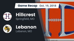Recap: Hillcrest  vs. Lebanon  2018