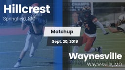 Matchup: Hillcrest High vs. Waynesville  2019