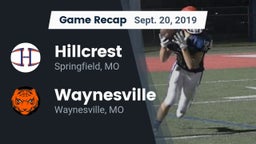 Recap: Hillcrest  vs. Waynesville  2019