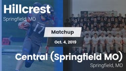 Matchup: Hillcrest High vs. Central  (Springfield MO) 2019