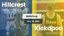 Matchup: Hillcrest High vs. Kickapoo  2019