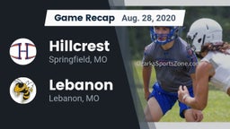 Recap: Hillcrest  vs. Lebanon  2020