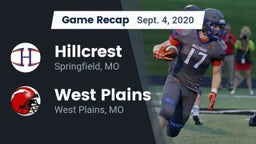 Recap: Hillcrest  vs. West Plains  2020