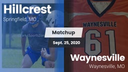 Matchup: Hillcrest High vs. Waynesville  2020