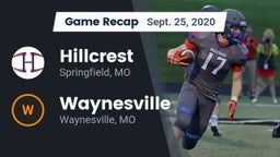 Recap: Hillcrest  vs. Waynesville  2020