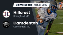 Recap: Hillcrest  vs. Camdenton  2020