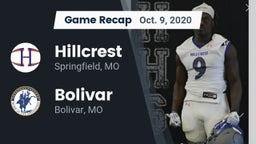 Recap: Hillcrest  vs. Bolivar  2020