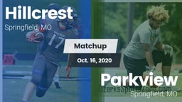 Matchup: Hillcrest High vs. Parkview  2020