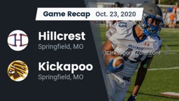 Recap: Hillcrest  vs. Kickapoo  2020