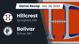 Recap: Hillcrest  vs. Bolivar  2022