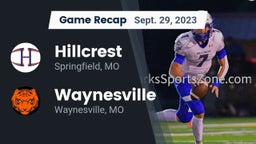 Recap: Hillcrest  vs. Waynesville  2023