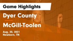 Dyer County  vs McGill-Toolen  Game Highlights - Aug. 20, 2021