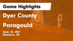 Dyer County  vs Paragould  Game Highlights - Sept. 25, 2021