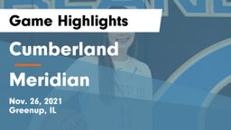 Cumberland  vs Meridian  Game Highlights - Nov. 26, 2021