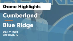 Cumberland  vs Blue Ridge Game Highlights - Dec. 9, 2021