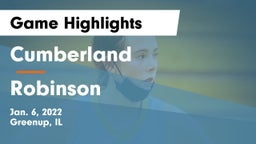 Cumberland  vs Robinson  Game Highlights - Jan. 6, 2022