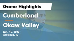 Cumberland  vs Okaw Valley  Game Highlights - Jan. 15, 2022