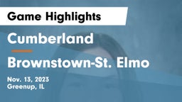 Cumberland  vs Brownstown-St. Elmo Game Highlights - Nov. 13, 2023