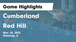 Cumberland  vs Red Hill Game Highlights - Nov. 24, 2023