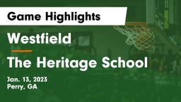 Westfield  vs The Heritage School Game Highlights - Jan. 13, 2023