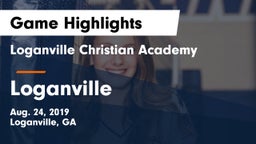 Loganville Christian Academy  vs Loganville  Game Highlights - Aug. 24, 2019