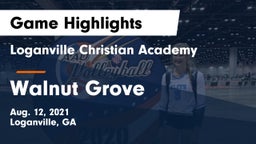 Loganville Christian Academy  vs Walnut Grove  Game Highlights - Aug. 12, 2021