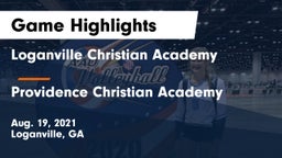 Loganville Christian Academy  vs Providence Christian Academy  Game Highlights - Aug. 19, 2021