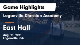 Loganville Christian Academy  vs East Hall  Game Highlights - Aug. 21, 2021