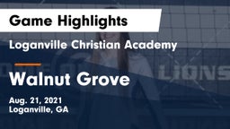 Loganville Christian Academy  vs Walnut Grove  Game Highlights - Aug. 21, 2021