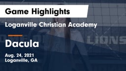 Loganville Christian Academy  vs Dacula  Game Highlights - Aug. 24, 2021