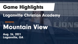 Loganville Christian Academy  vs Mountain View  Game Highlights - Aug. 26, 2021