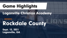 Loganville Christian Academy  vs Rockdale County Game Highlights - Sept. 13, 2021