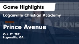 Loganville Christian Academy  vs Prince Avenue  Game Highlights - Oct. 12, 2021