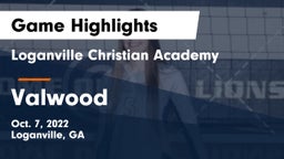 Loganville Christian Academy  vs Valwood  Game Highlights - Oct. 7, 2022