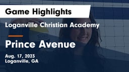 Loganville Christian Academy  vs Prince Avenue  Game Highlights - Aug. 17, 2023