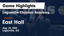 Loganville Christian Academy  vs East Hall  Game Highlights - Aug. 22, 2023