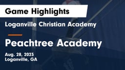 Loganville Christian Academy vs Peachtree Academy Game Highlights - Aug. 28, 2023