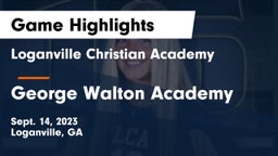 Loganville Christian Academy vs George Walton Academy Game Highlights - Sept. 14, 2023