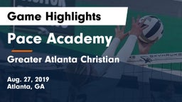 Pace Academy vs Greater Atlanta Christian  Game Highlights - Aug. 27, 2019