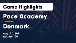 Pace Academy vs Denmark  Game Highlights - Aug. 27, 2022