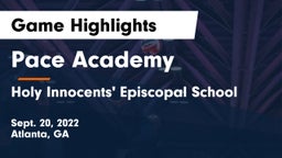 Pace Academy vs Holy Innocents' Episcopal School Game Highlights - Sept. 20, 2022