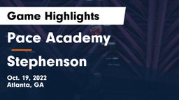 Pace Academy vs Stephenson Game Highlights - Oct. 19, 2022